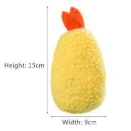 Fried Shrimp Sounding Dog Toy