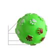 7.5cm Squeaky Pet Ball Toys for Small Dogs Rubber Chew Puppy Toy Dog Stuff Pets