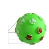 7.5cm Squeaky Pet Ball Toys for Small Dogs Rubber Chew Puppy Toy Dog Stuff Pets