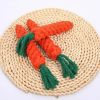 carrot shaped rope toy