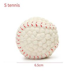pet dog toy ball (Color: S tennis)