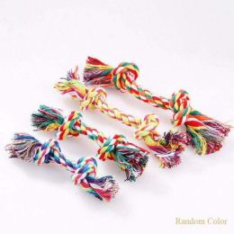 cotton rope pet dog toys (Color: Random Color)