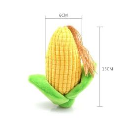 Corn Cactus Shape Pet Toy (Color: Yellow)