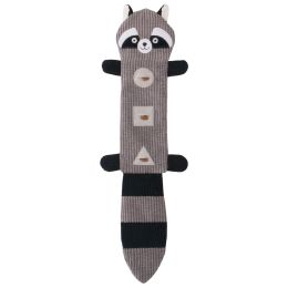 Sound dog toy leaking leather shell sniffing dog toy (Color: Raccoon)
