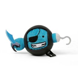 helmet rubber dog toy (Color: pirate)