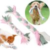 Color Braided Dog Chew Training Toys