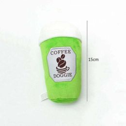 pet dog toy coffee cup (Color: Green)