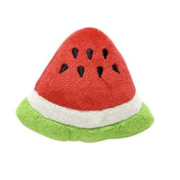 Burger Dog Chew Squeak Toy Anti Bite (Color: watermelon 1)