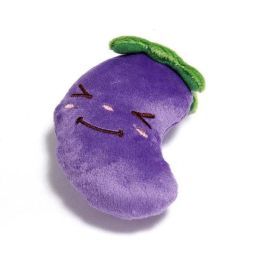 Burger Dog Chew Squeak Toy Anti Bite (Color: Eggplant)