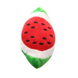 Burger Dog Chew Squeak Toy Anti Bite (Color: watermelon 2)