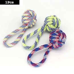 Dog Toy Rope Ball Cleaning Teeth Chew Toy (Color: F 18cm)