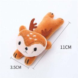 duck starfish animal squeak dog toy (Color: C-Orange deer)