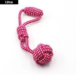 Dog Toy Rope Ball Cleaning Teeth Chew Toy (Color: I 19cm)