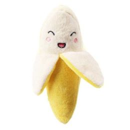 duck starfish animal squeak dog toy (Color: H-Banana)