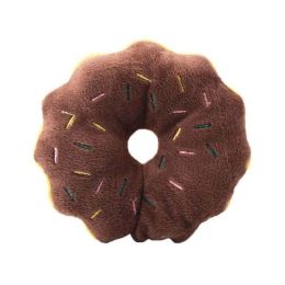puppy fruit plush toy (Color: Brown Donut)