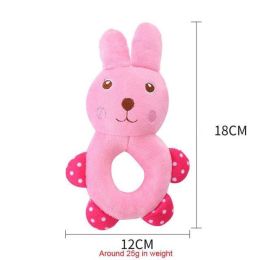 Plush cartoon pet chew toy (Color: 1PC Rabbit)