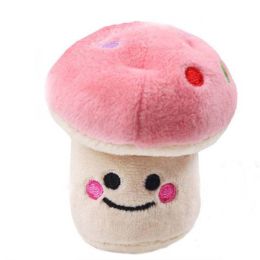 puppy fruit plush toy (Color: Pink Mushroom)