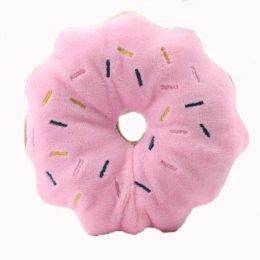 puppy fruit plush toy (Color: Pink Donut)