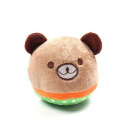 dog ball squeak toy (Color: Bear)