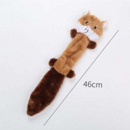 cartoon animal cotton rope dog toy (Color: Auburn)