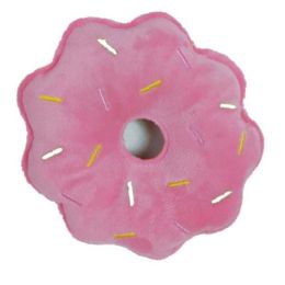 Dog Training Squeaky Dog Toys (Color: Pink Donut)