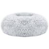 Pet Dog Bed Soft Warm Fleece Puppy Cat Bed Dog Cozy Nest Sofa Bed Cushion M Size