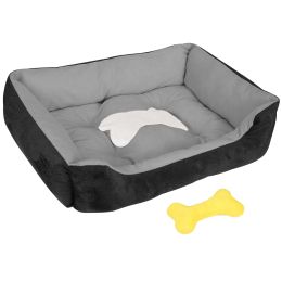 Pet Dog Bed Soft Warm Fleece Puppy Cat Bed Dog Cozy Nest Sofa Bed Cushion Mat XL Size (size: XL)