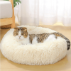 40cm Dog Bed Super Soft Washable Long Plush Pet Kennel Deep Sleep Dog House Velvet Mats Sofa For Dog Basket Pet Cat Bed RT