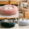 50cm Dog Bed Super Soft Washable Long Plush Pet Kennel Deep Sleep Dog House Velvet Mats Sofa For Dog Basket Pet Cat Bed RT