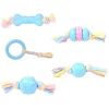 Bone Leash Dog Chew Toys