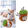 4-Pack Pet Interactive Plush Play Toys