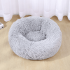 50cm Dog Bed Super Soft Washable Long Plush Pet Kennel Deep Sleep Dog House Velvet Mats Sofa For Dog Basket Pet Cat Bed RT