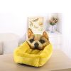 Fashion House Cartoon-Design Sofa Soft Warm Cotton Nest Pet Dog Beds Puppy Kennel