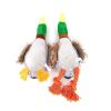 plush duck chewing sound toy