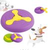 Pet Flying Disc Toy Dog Flying Frisbee Flying Saucer Indestructible Training Toy Interactive Toy Outdoor Activity