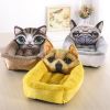 Fashion House Cartoon-Design Sofa Soft Warm Cotton Nest Pet Dog Beds Puppy Kennel