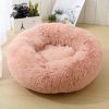 70cm Dog Bed Super Soft Washable Long Plush Pet Kennel Deep Sleep Dog House Velvet Mats Sofa For Dog Basket Pet Cat Bed RT