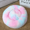 40cm Dog Bed Super Soft Washable Long Plush Pet Kennel Deep Sleep Dog House Velvet Mats Sofa For Dog Basket Pet Cat Bed RT